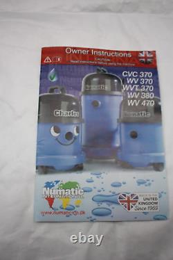 110 volt Numatic WV470 Wet & Dry Vacuum Cleaner C/W A12 Kit Collection Only
