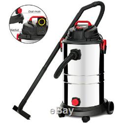 1200W 30L Wet/Dry Vacuum Cleaner 4 Modes Dust Extracting Industrial With Socket
