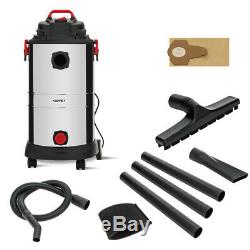 1200W 30L Wet/Dry Vacuum Cleaner 4 Modes Dust Extracting Industrial with Socket