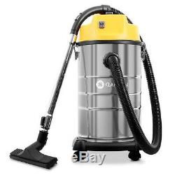 1800w Industrial Vacuum Cleaner Wet & Dry Home Shop Vac 30 L Portable Wheel Fast