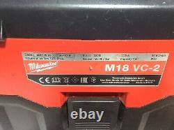 2019 Milwaukee M18 VC-2 7.5L Wet and Dry Vacuum + 9ah Li-ion Battery /New Filter