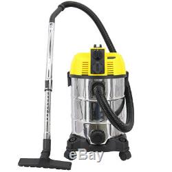 30L 1600W WET DRY Vacuum Cleaner 2 in 1 Blower Vac with Integrated Power Socket