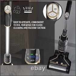 4000W Cordless 3 in 1 Upright Vacuum Cleaner Steam Wet Dry Bagless Floor Cleaner