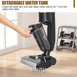 4000W Cordless Upright Vacuum Cleaner Steam Wet Dry Handheld Floor Cleaner NEW