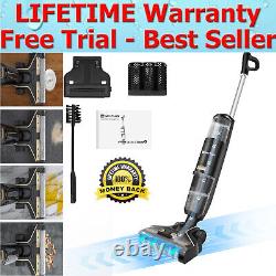 4in1 Hardwood Floors Cleaner, Wet Dry Vacuum Cleaners with Smart Control System