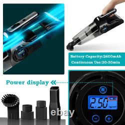 4in1 Portable Car Vacuum Cleaner 6000Pa Wet&Dry Cordless Handheld Strong Suction