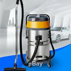70L Powerful High-power Bucket Wet & Dry Vacuum Cleaner Industrial Car Wash Big
