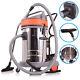 80l Litre Industrial 3000w Wet Dry Stainless Bagless Vacuum Cleaner Water Hoover