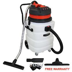 90L Industrial Vacuum Cleaner Wet Dry Floor Track Nozzle Commercial Clean 3000W