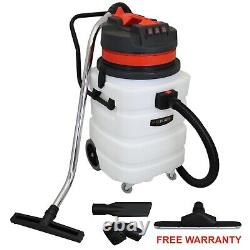 90L Industrial Vacuum Cleaner Wet Dry Floor Track Nozzle Commercial Clean 3000W