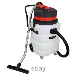 90L Vacuum Cleaner Industrial Wet Dry Commercial Clean Floor Track Nozzle 3000W