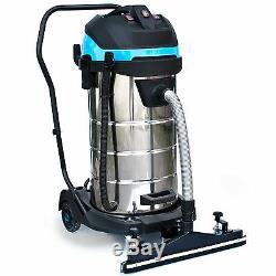 BAUTEC Industrial Vacuum Cleaner Wet&Dry 100L 3400W / Commercial Vacuum Cleaner