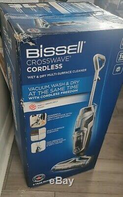 BISSELL Crosswave 2582E Cordless Wet & Dry Vacuum Cleaner Silver