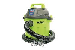 BOXED SEALEY PC102HV Vacuum Cleaner Wet & Dry 10ltr 1000With230V Hi-Vis Green