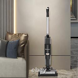 Battery Power Floor Cleaner Hoover Upright Vacuum Cleaner Steam Wet Dry Bagless