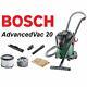 Bosch Advancedvac 20 Wet & Dry Vacuum & Blower Workshop Vac 240v