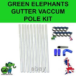Commercial Wet & Dry Vacs Gutter Cleaning System (12M-40FT) Pole. 1 X10M Hose