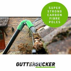 Commercial Wet and Dry Gutter Cleaning Vacuum 8 Pole Package (12m/40ft)