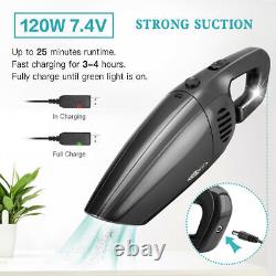 Cordless Car Vacuum Cleaner Handheld Cleaning 9000Pa Powerful Wet/Dry Suction