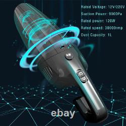 Cordless Car Vacuum Cleaner Handheld Cleaning 9000Pa Powerful Wet/Dry Suction