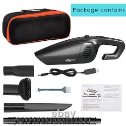 Cordless Car Vacuum Cleaner Handheld Cleaning 9000Pa Powerful Wet/Dry Suction