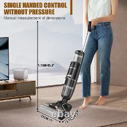 Cordless Hard Floor Cleaner Mop and Light Wet/Dry Vacuum 3 IN 1 with Water Tank