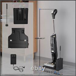 Cordless Hard Floor Cleaner Self-Cleaning Vacuums & Mops Wet & Dry Black