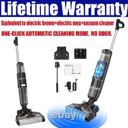 Cordless Upright Vacuum Cleaner Floor Scrubber Battery Wet Dry Vacuum Cleaner