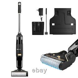 Cordless Wet-Dry Vacuum Cleaner and Mop for Hard Floors, Digital Display