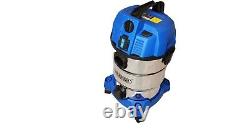 DRAPER 30l WET & DRY 1600W Vacuum Cleaner Integrated Power Socket 20529 230V