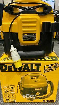 DeWALT DC500-LX Wet & Dry Vacuum Cleaner / Hoover 110V SITE USE ONLY