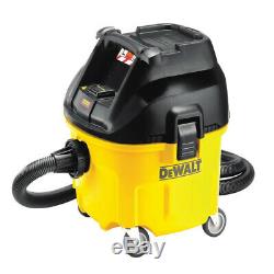 Dewalt DWV901 240V Wet & Dry Dust Extractor 30 Litre Vacuum Cleaner 1400 W