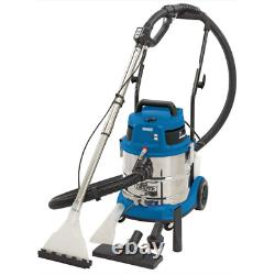 Draper 75442 20L Wet and Dry Shampoo Carpet Valet Vacuum Cleaner 1500W 230V