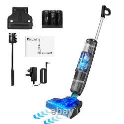 Electric Floor Scrubber Battery Stick Vacuum Cleaner Wet & Dry Vacuuming Blower