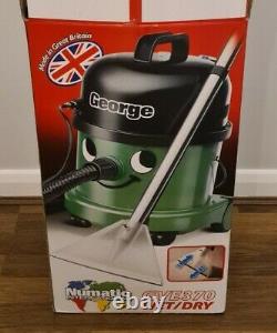 George GVE370-2 Numatic Wet & Dry Bagged Vacuum Cleaner Green