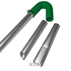 Gutter Vacuum Pole Kit Long Reach Drain Pipe Cleaning & 80L Wet & Dry Hoover