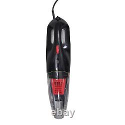 HOMESMART Black Multi Functional Handheld Compact Wet Dry Vacuum Steam Cleaner