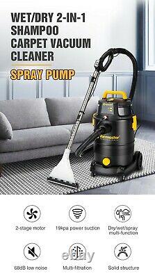 Household 30L 19000PA DRY/WET 2-IN-1 Shampoo Carpet Powerful Vacuum Cleaner