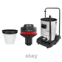 Industrial Vacuum Cleaner 80L Wet & Dry 4 Attachments Commercial Cleaning 3000W