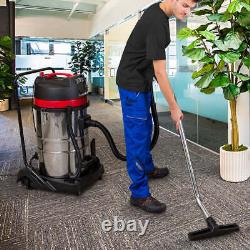 Industrial Vacuum Cleaner 80L Wet & Dry 4 Attachments Commercial Cleaning 3000W