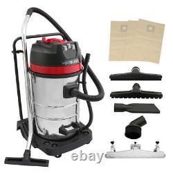 Industrial Vacuum Cleaner 80L Wet & Dry 5 Attachments Commercial Cleaning 3000W