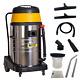 Industrial Vacuum Cleaner Wet Dry Carwash Commercial 3 Motor 3600w 80l Hoover