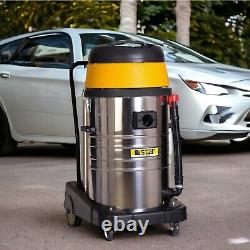 Industrial Vacuum Cleaner Wet Dry Carwash Commercial 3 Motor 3600W 80L Hoover