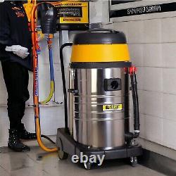 Industrial Vacuum Cleaner Wet Dry Carwash Commercial 3 Motor 3600W 80L Hoover