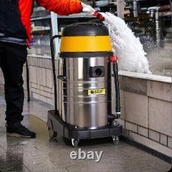 Industrial Vacuum Cleaner Wet Dry Carwash Commercial 3 Motor 3600W 80L Hoover