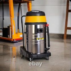 Industrial Vacuum Cleaner Wet Dry Carwash Commercial 3 Motor 3600W 80L Hoover