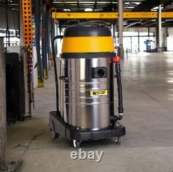 Industrial Vacuum Cleaner Wet Dry Carwash Commercial 3 Motor 3600W 80L Hoover