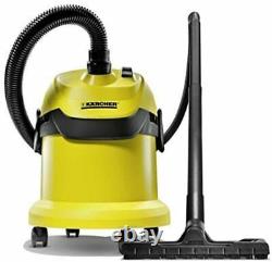 Karcher WD2 Tough Vac Wet and Dry Vaccum Cleaner Yellow