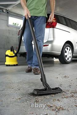 Karcher WD2 Tough Vac, Wet and Dry Vaccum Cleaner Yellow