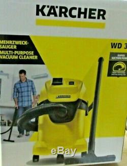 Karcher WD3P 1000W 17L Multi Purpose Wet & Dry Vacuum Cleaner